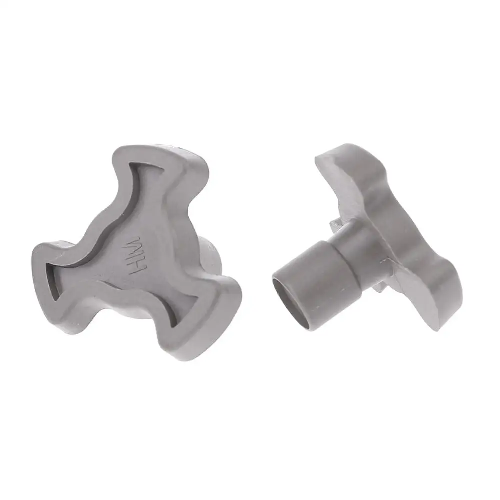 17mm Microwave Oven Turntable Roller Guide Support Coupler Tray Shaft 2Pcs