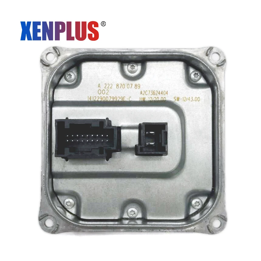

Xenplus 1pcs OEM NEW HEADLIGHT LED BALLAST VOLTAGE CONVERTER A2228700789 FOR MERCEDES BENZ W205 W212 W222 E S CLASS A222 870 07