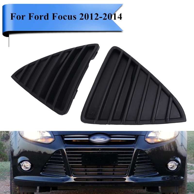 For Ford Focus 2012 2013 2014 Car Front Bumper Triangle Grille Cover
