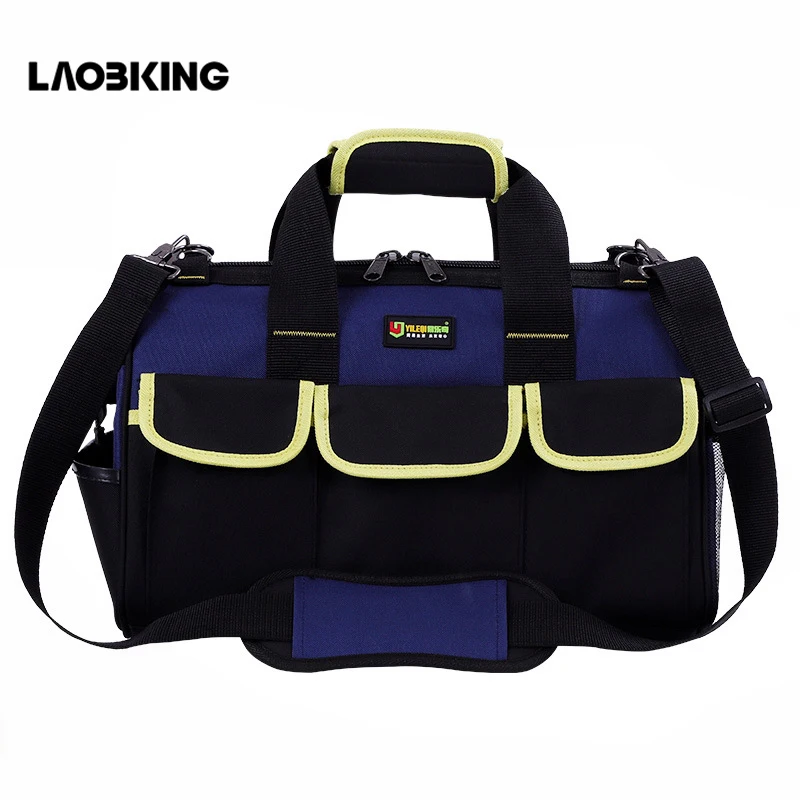 

Portable Electrician Special Tool Bag Multi-function Maintenance Installation Canvas Large Thickening Tool Bag Work Pocket