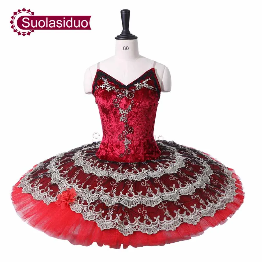 New Arrival Adult Red Professional Stage Ballet Tutu Costumes Women Dance Performance Dress Apperal Girls Skirt | Тематическая