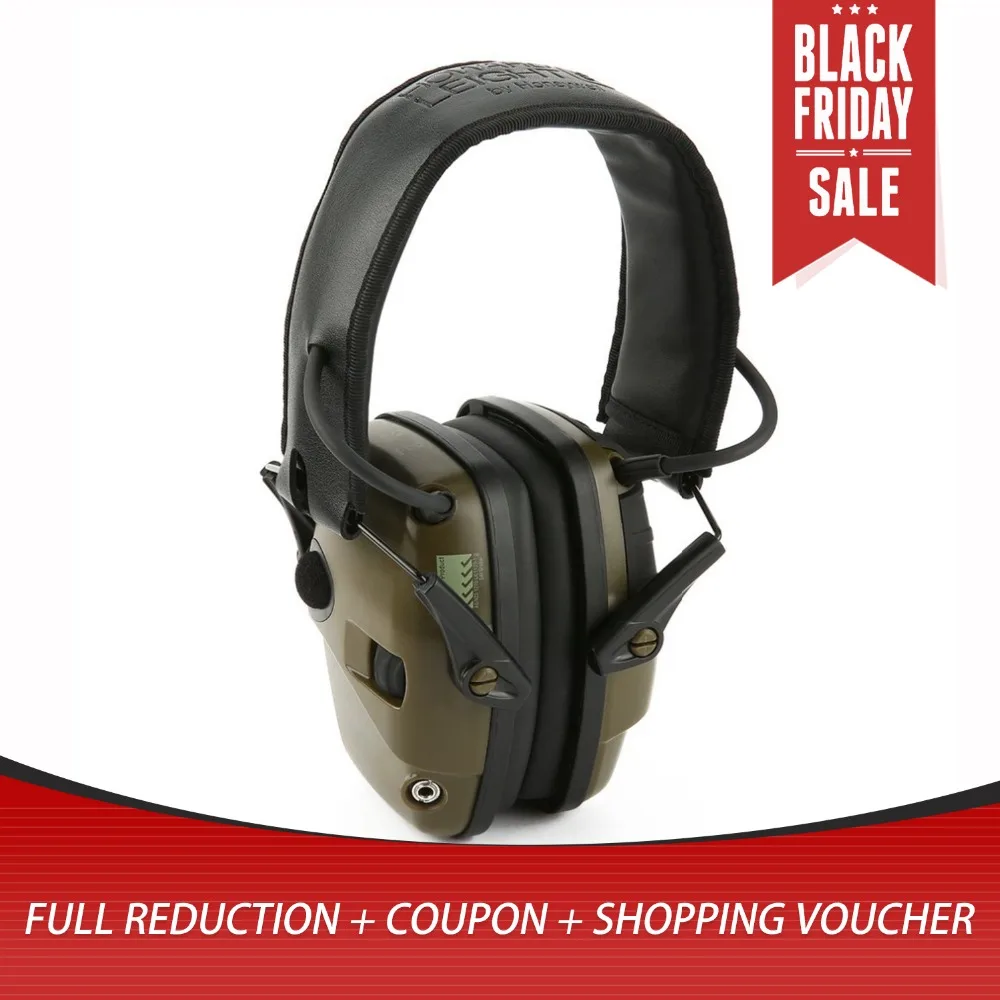 

Electronic Shooting Earmuff Outdoor Sports Anti-noise Impact Sound Amplification Tactical Hearing Protective Headset Foldable