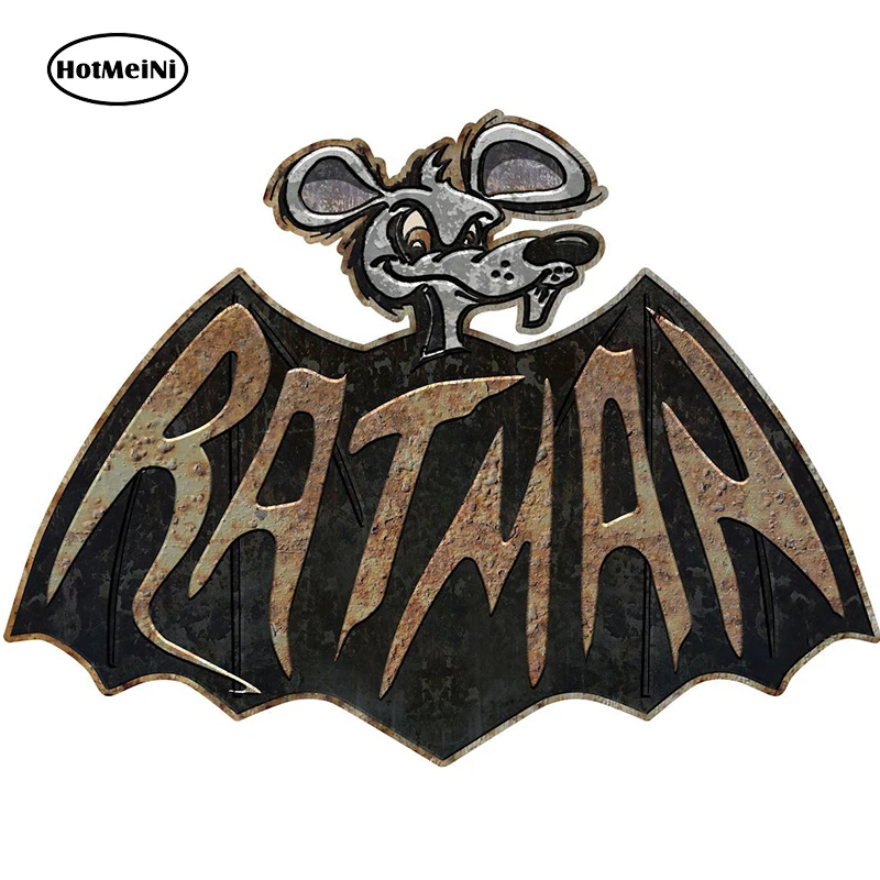 

3D Car Stying ProSticker 15*10cm Funny Rat Rod Ratman Car Stickers Vinyl Decal Car Body Rear Windshield Motorcycles Decoration