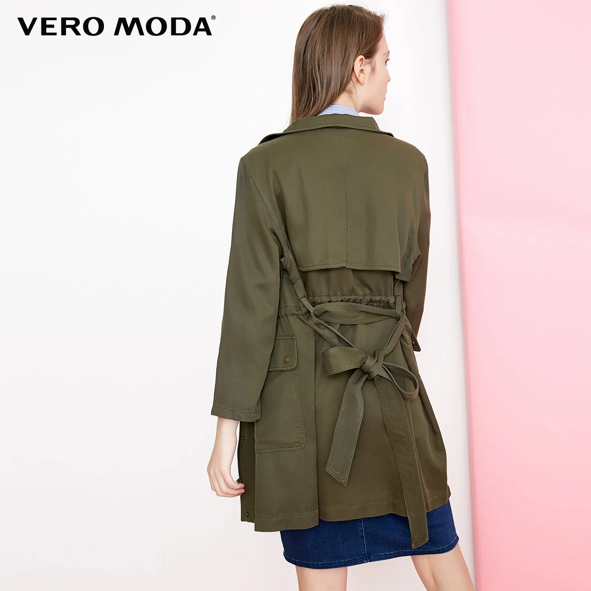 Vero Moda Женская штормовка средней длины с завышенной талией | 318121513