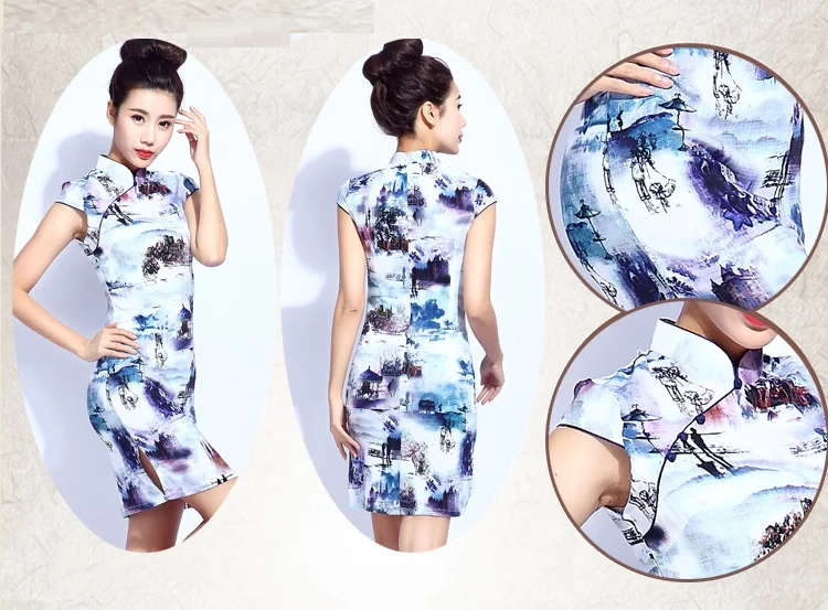 Women 5XL 4XL Shanghai Tang Qipao Cheongsam Evening Party  (117)