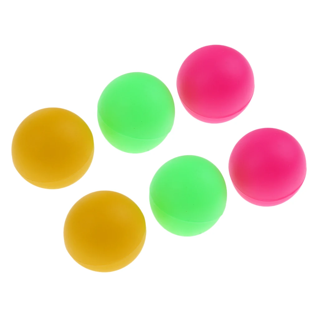 6pcs Mixed Color Cat Balls Plastic Beach Tennis Balls Beer Ping Pong Colorful Practice Replacement Table Tennis Ball