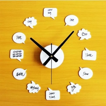 

Clock Saat Wall Clock Reloj Duvar Saati Horloge Murale Self adhesive Digital Wall Clocks Reloj de pared Klok Wall Watch home