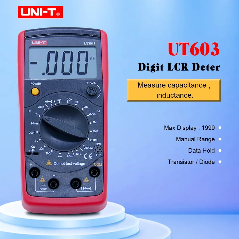 UNI T UT603 Moderne Weerstand Inductantie Capaciteit Meter Testers Lcr