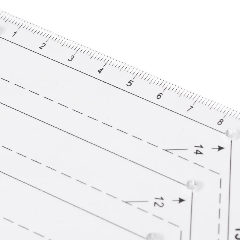 Шестигранная стеганая линейка Лоскутная пластиковая шаблон DIY Швейные инструменты полезные