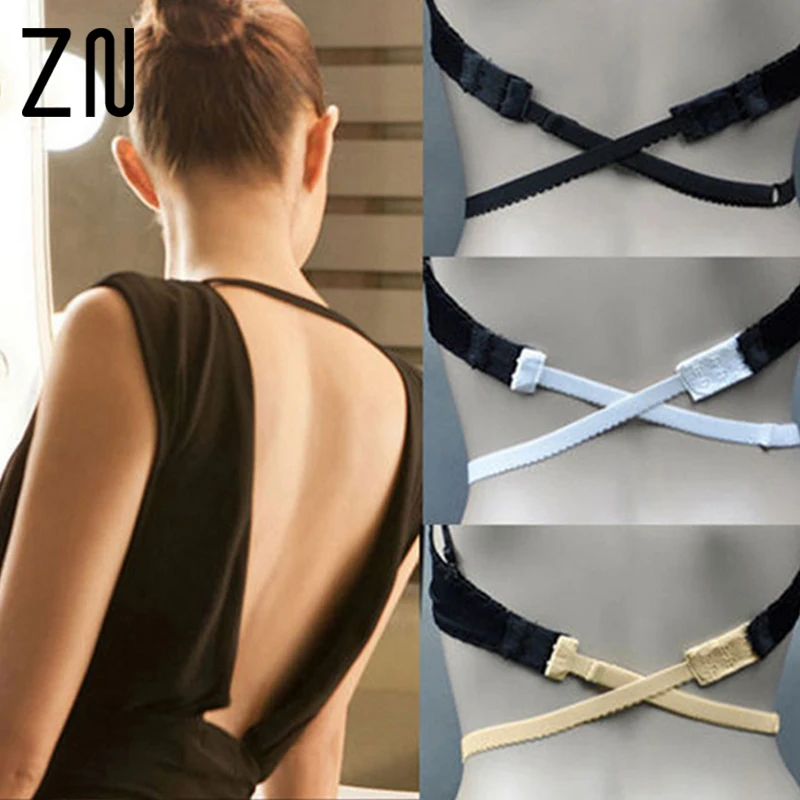 New Deep V neck Low Back Backless Magic Bra Strap Adapter Converter