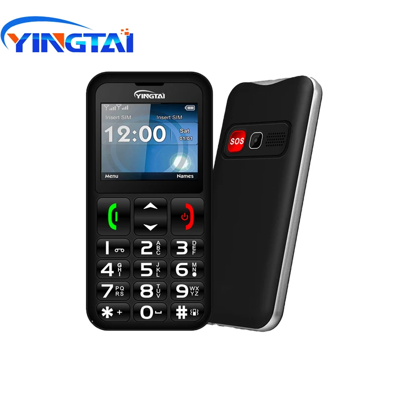 YINGTAI T11 mayor teléfono celular mejor característica superior teléfono 2,2 pulgadas FM antorcha velocidad dialSOS gran botón altavoz ruso teclado GSM