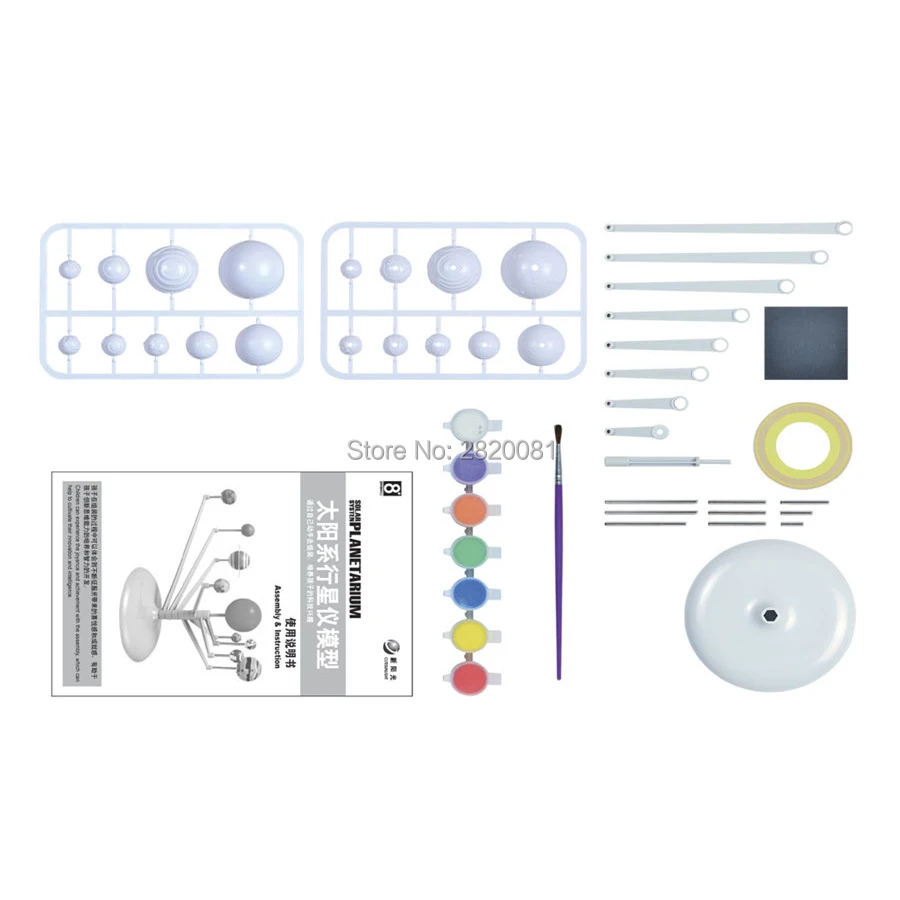 Горячая солнечная система девять планет планетарий игрушки "Сделай своими руками" научная модель комплект развивающие игрушки Пособия по астрономии проекта игрушка для детей