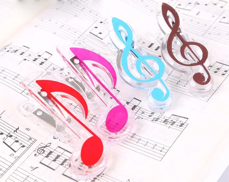

Piano Clamps Clips Music Clamps Clips Bookmarks for Book Page Holder School/Office Supplies Stationery 10pcs