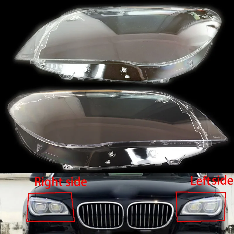 Для BMW 7 серии 09-15 F02 F01 передние фары прозрачные абажуры лампы оболочки маски фары крышка объектива фары стекло