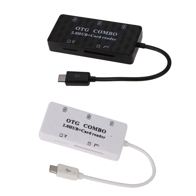 Cheap Multi-Functional Micro USB2.0 OTG Combo HUB Mobile Computer And Card Reader for SD card for Samsung/ Android mobile phone Cheap Multi-Functional Micro USB2.0 OTG Combo HUB Mobile Computer And Card Reader for SD card for Samsung/ Android mobile phone