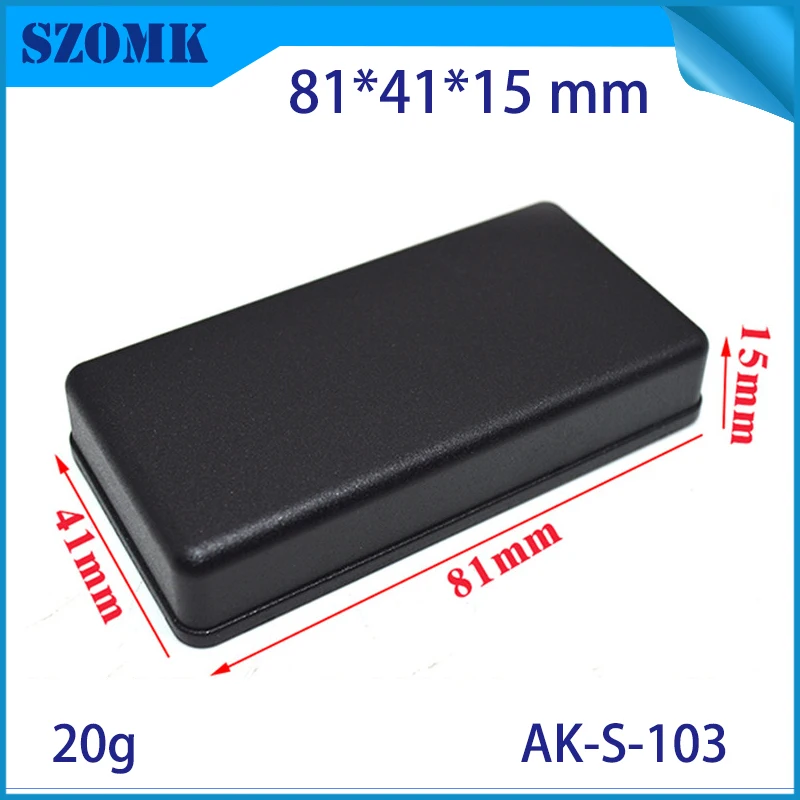 

10 pcs small plastic junction box for electronics szomk for GPS tracker led driver case temperature indoor instrument case box