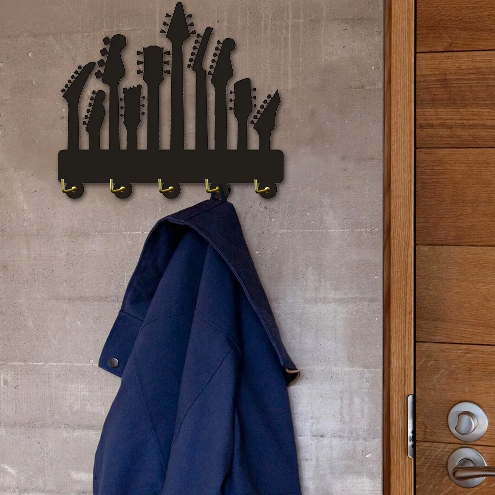 1Piece Guitar Household Towl Hook Music Instrument Multi purpose Wall