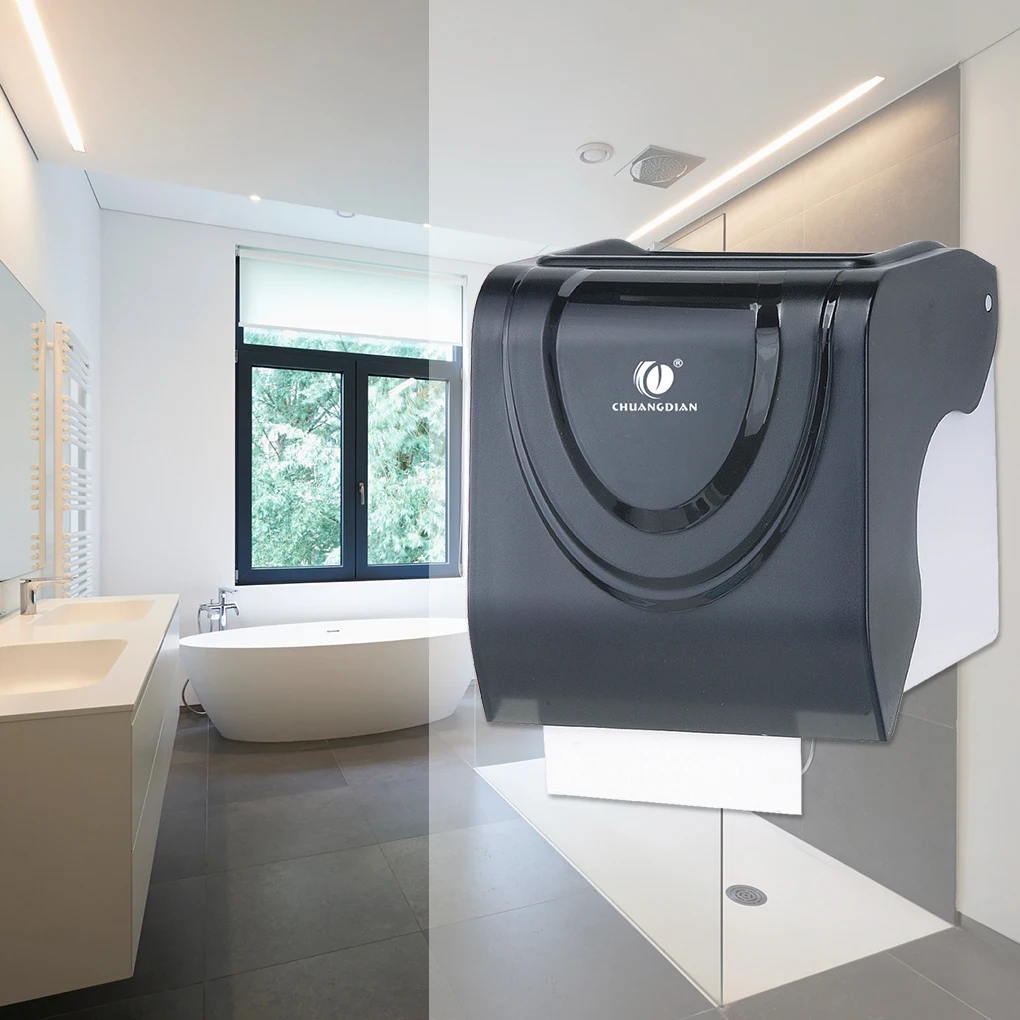 

2018 New Toilet Paper Holder Plastic Waterproof Tissue Storage Case Wall-mounted Roll Paper Dispenser