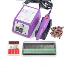 Электрическая дрель для ногтей, маникюрный набор, пилка для ногтей, педикюр, ручка, набор для маникюра, набор с дополнительным сверлом для ногтей, шлифовальные ленты