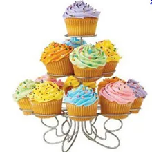 Выпечки инструменты кованого железа стойка для кексов, пирожное-Корзиночка держатель стойка-держатель для закусок