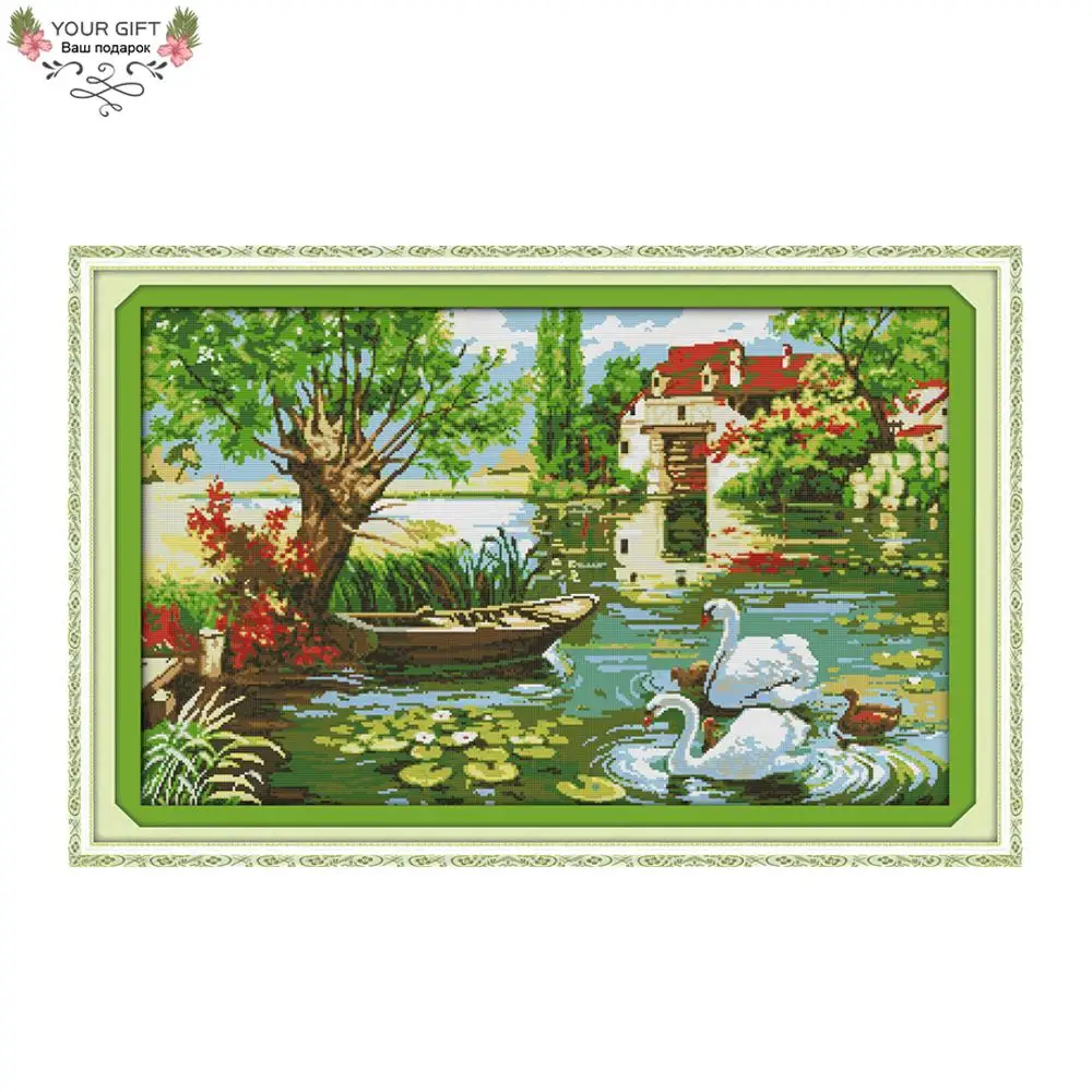 

Your Gift F320 14CT 11CT Counted and Stamped Home Decoration Love Home Needlepoint Needlecraft Embroidery DIY Cross Stitch kits
