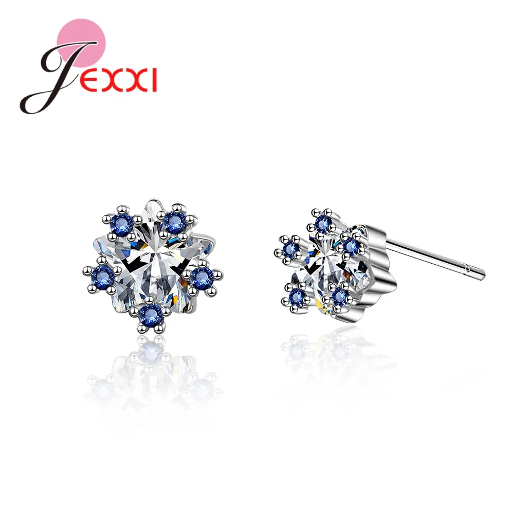 Популярный тренд S90 хорошее качество серьги гвоздики ювелирные изделия для женщин и девочек Прямая с фабрики