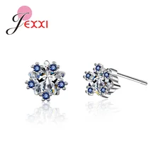 Популярный тренд S90 хорошее качество серьги гвоздики ювелирные изделия для женщин и девочек Прямая с фабрики