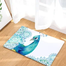CAMMITEVER красивое перо павлина анти-Скип мягкие расслабленные коврики для ванной комнаты Анти-усталость кухонный ковер вход в спальню дверные коврики