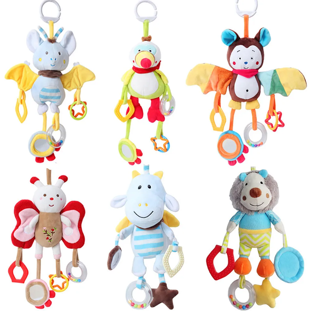 Детские игрушки Мягкие плюшевые милые животные куклы игрушка для малышей на день рождения удобный подарок на ощупь
