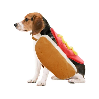 

Dog Hamburger Shape Vests Puppy Pets Soft Creative Clothes Dogs Cats Winter Warm Clothing Organizer Animal Accessories Supplies
