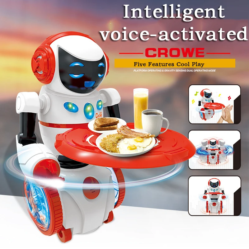 

Intelligent Programming LED Light Dancing Humanoid Robot remote control Robot sing/dance balance robot electronic toys dog