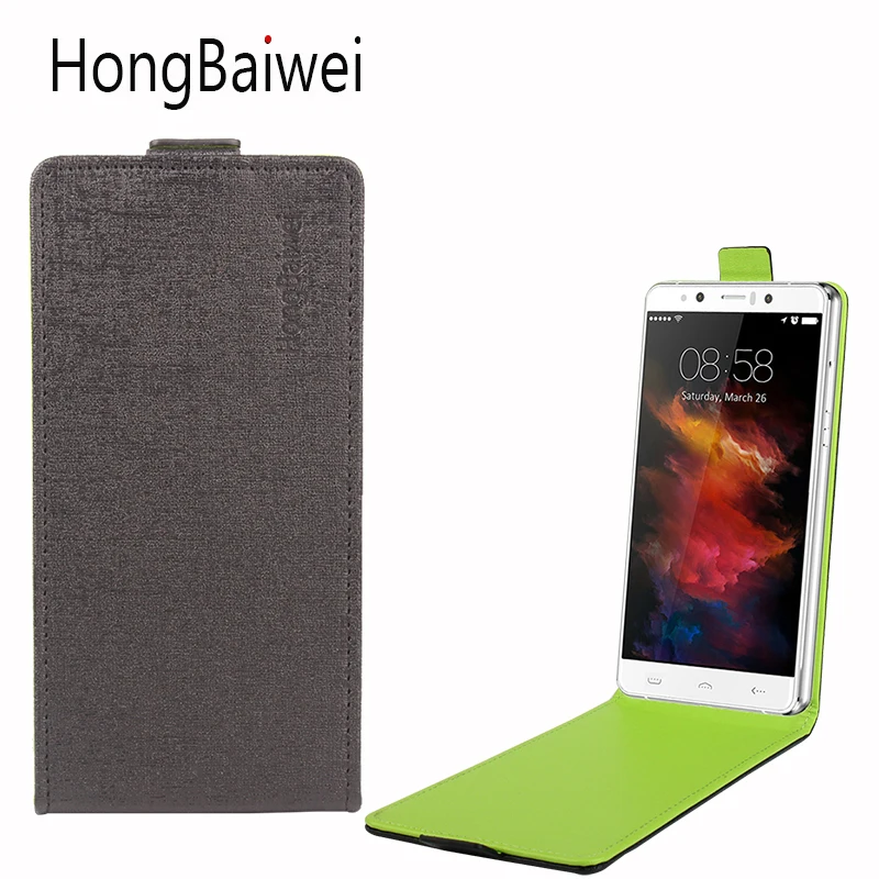 

HongBaiwei Cover for Homtom HT10 Case Flip Luxury Leather Fashion Hit Color Mobile Phone Case for Homtom HT10