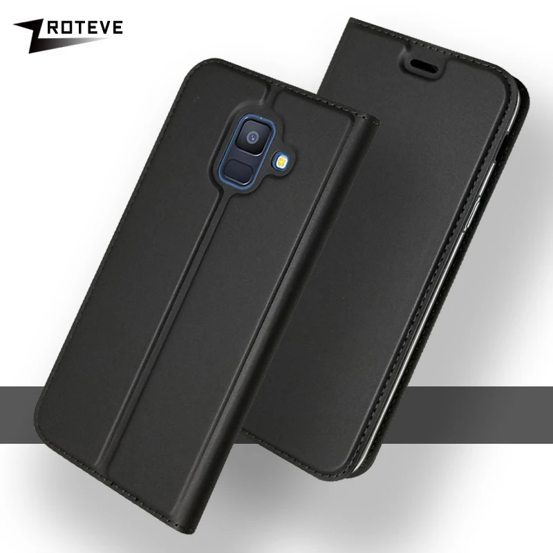 Чехол-бумажник для Samsung Galaxy J4 J6 Plus ZROTEVE чехол кожаный флип-чехол Smasung J8 2018 телефона |