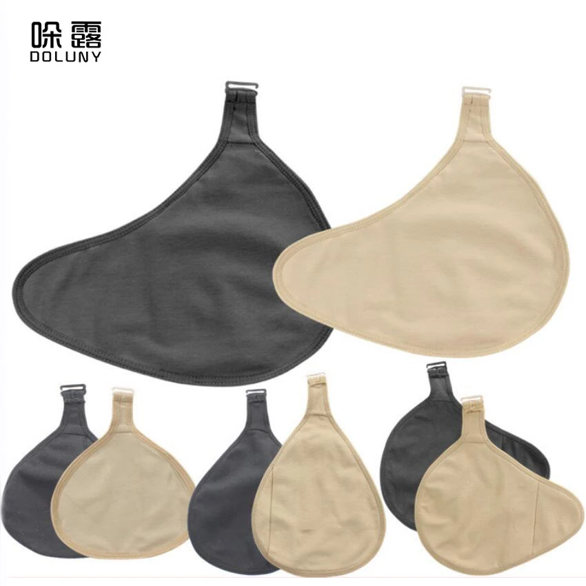 

1PC Cotton Protective Cover has Hook Breathable Lightweight Silicone Breast Breast Form Protection Case D30