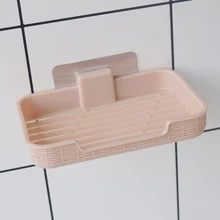 Присоска для слива воды, подвесной пробойник, аксессуары для ванной комнаты, PP мыльница, легко установить, износостойкий настенный держатель для посуды