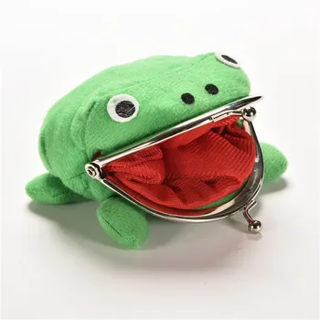 

1PCS Cute Frog Wallet Anime Cartoon Wallet Coin Purse Manga Flannel Wallet Bag Cosplay Hotsale