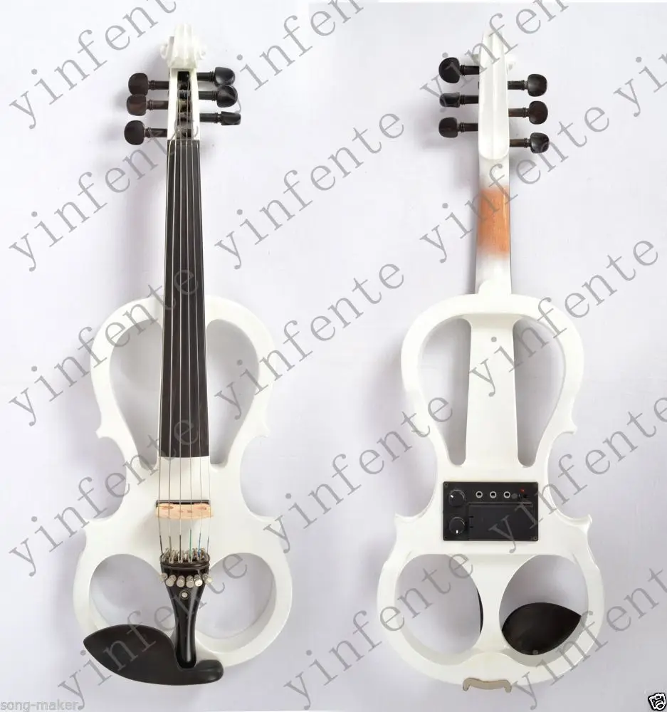

Violin New 6 String 4/4 Electric Violin Powerful Sound Solid wood Ebony part