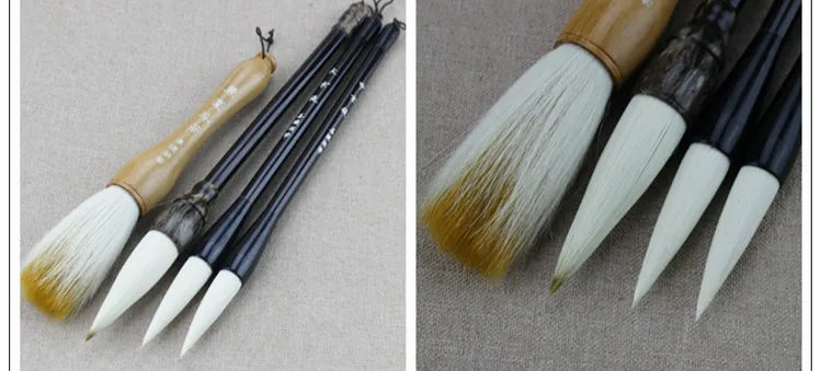 21 шт. шерстяные волосы кисть для китайской живописи набор Китайский традиционный ручка-кисть для каллиграфии ласка для волос пейзаж