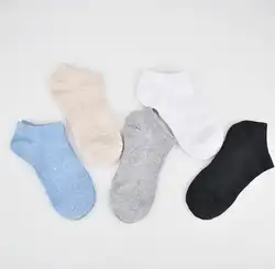 2018 новые мужские белые носки 9-11 хлопок короткие носки 6601-6610
