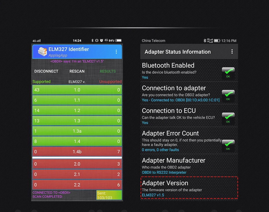 ELM327 V1.5 PIC18F25K80 wifi/Bluetooth 4,0 OBDII OBD2 диагностический сканер ELM 327 V1.5 автомобильный считыватель кодов для IOS/Android инструмент