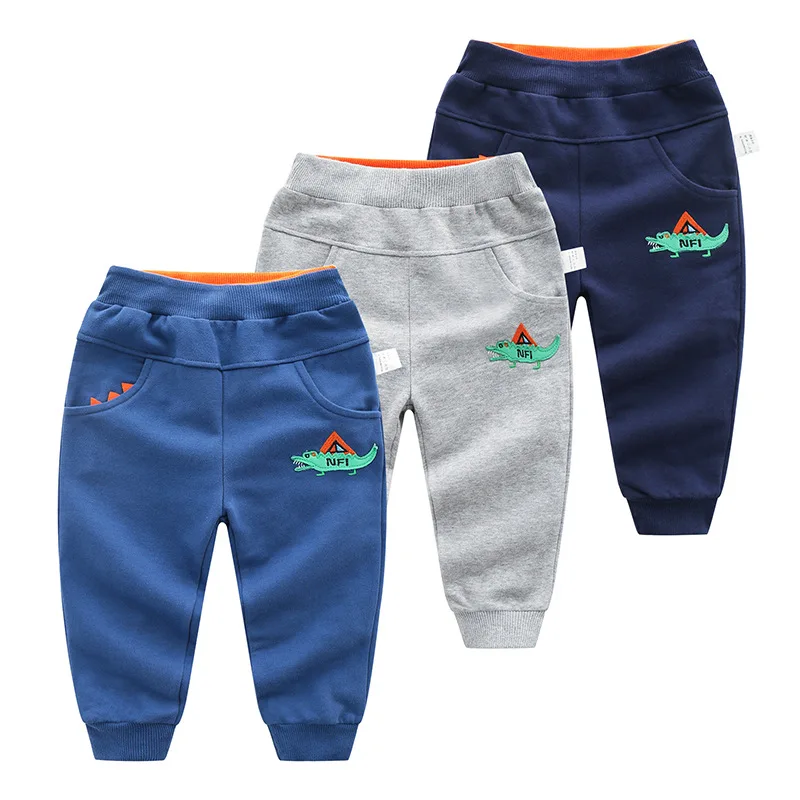 

2018 Autumn New Kids Pants Baby Boys Casual Sports Pants Kids Clothing Cotton Boys Long Trousers Baby Boys Clothing Pants