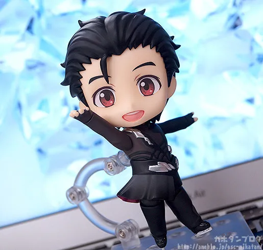 10 см YURI on ICE Nendoroid 736# кацуки Yuri аниме мультфильм фигурка ПВХ игрушки Коллекционные Фигурки для друзей подарки