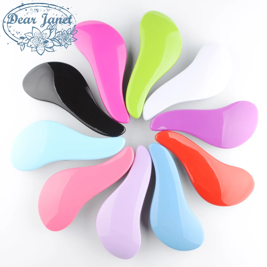 

1pc Magic Anti-static Hair Brush Handle 10 colors Tangle Detangling Comb Shower Massage Comb Salon Hair Styling Tool
