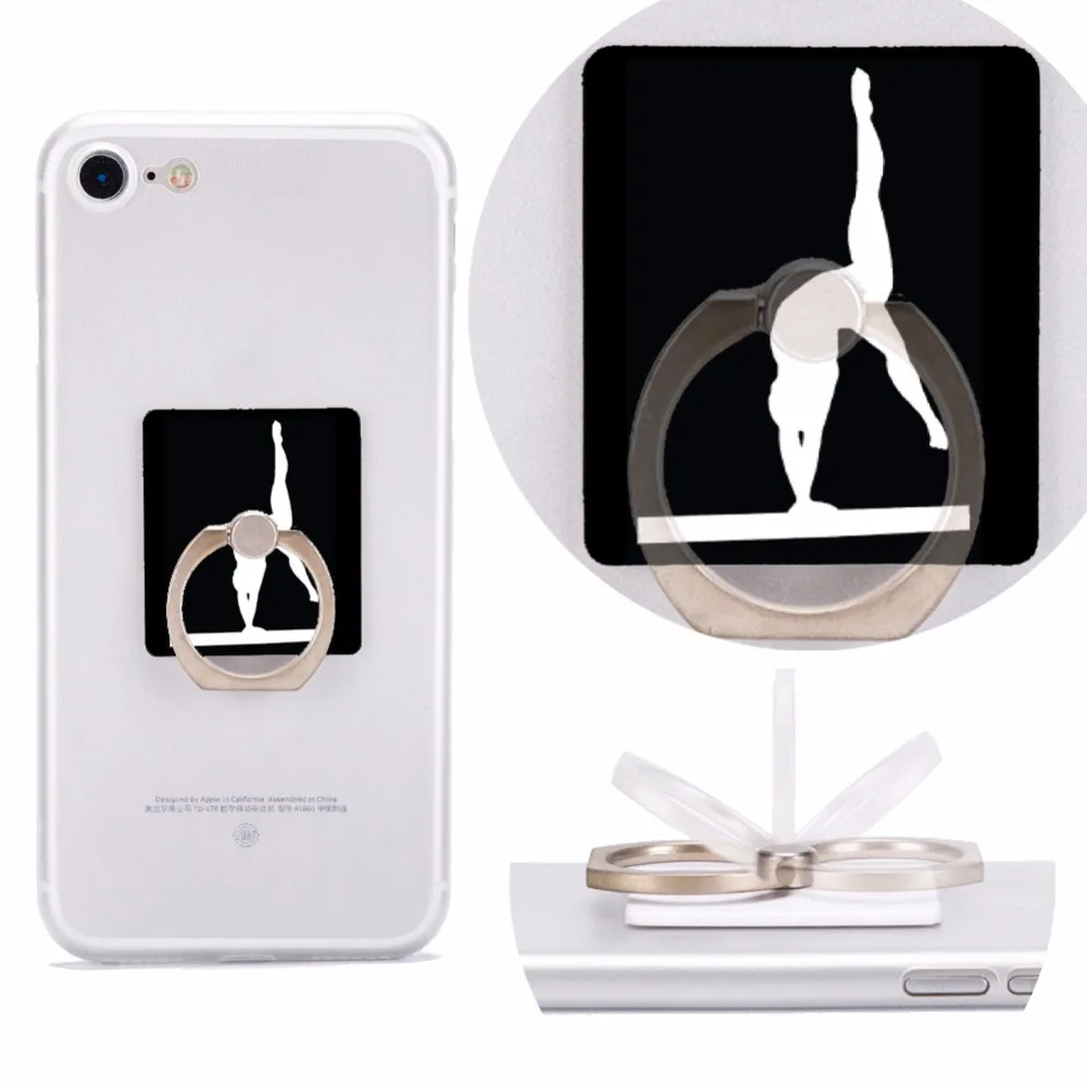

Gymnastics Balance Beam Cell Mobile Phone Holder Ring Mount Universal Rotate