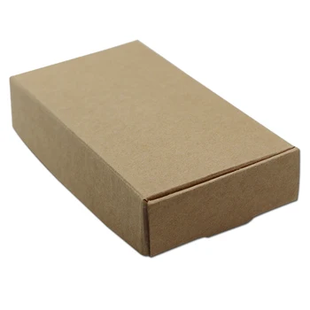 

11*6*2cm 30Pcs/Lot Anniversary Wedding Birthday Party Cardboard Boxes For Mini Gift Kraft Paper Package Boxes