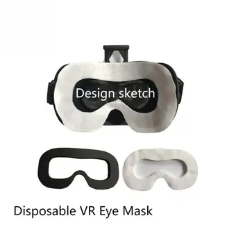 

100Pcs White +1pc Black Disposable Eye Mask Cover Hygiene VR Glasses Accessories For HTC For VIVE