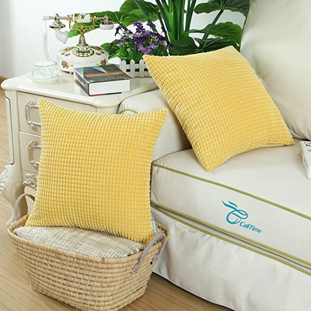 غطاء الوسادة ساحة رمي عيد الميلاد وسادة غطاء 45x45 سنتيمتر كيس وسادة المنزل مكتب سيارة ديكور للكنبة