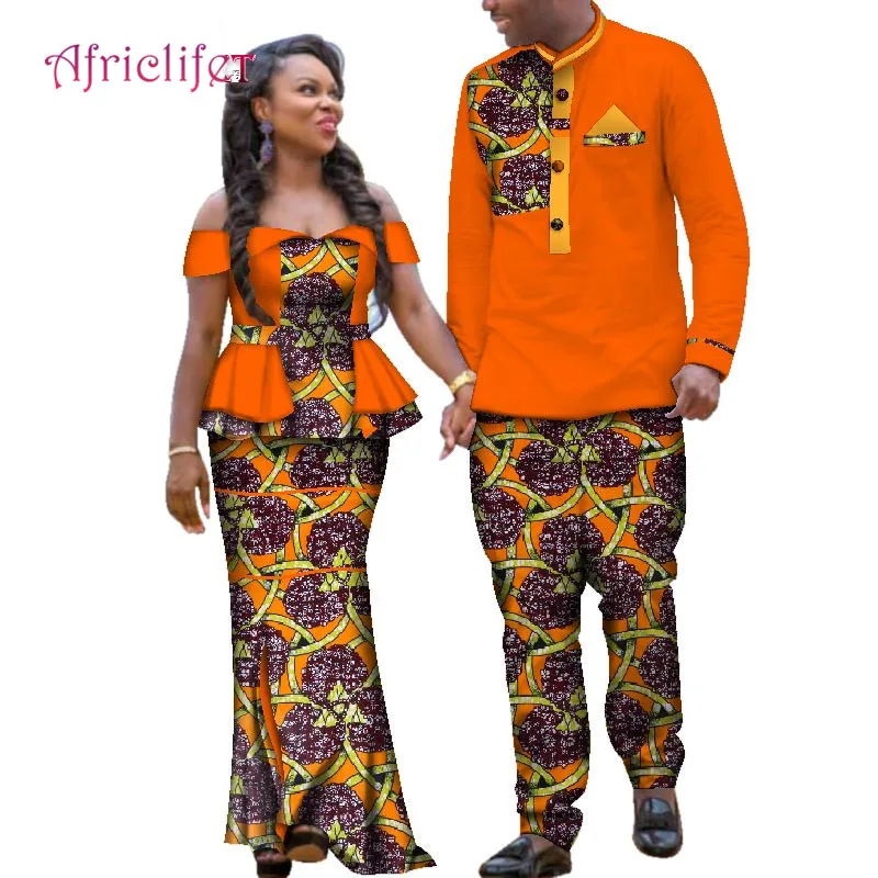 Низкая цена, африканская одежда для мужчин и женщин, Африканский Базен Riche, модный дизайн, одежда для пар, африканская одежда, костюмы размера плюс
