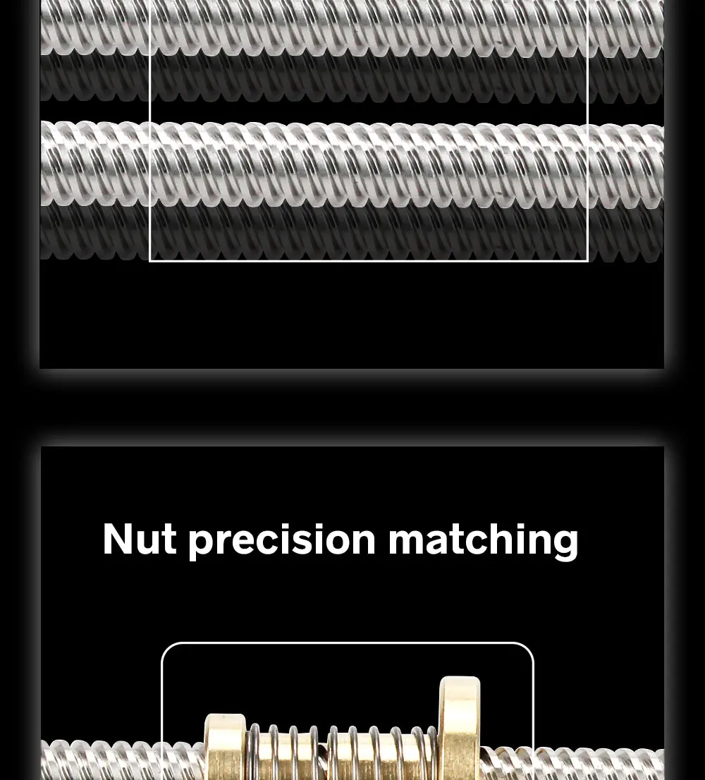 1 комплект THSL-300-8D 100/200/300/350/400/500 мм ходового винта трапециевидной+ T8 беззазорной пружинный гайка для станка с ЧПУ и 3D-принтеры