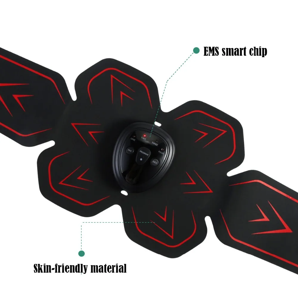 Vibration Fitness Massager Abdominal Muscle Trainer Electro Stimulator Gym Home EMS Spierstimulator Fitness Abdominale Training